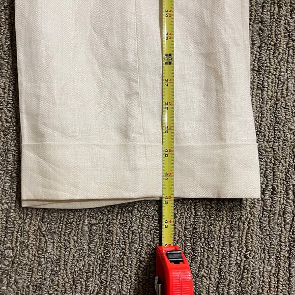 J. Crew 100% linen cuffed trouser pant style 27590 NWT - Picture 8 of 11